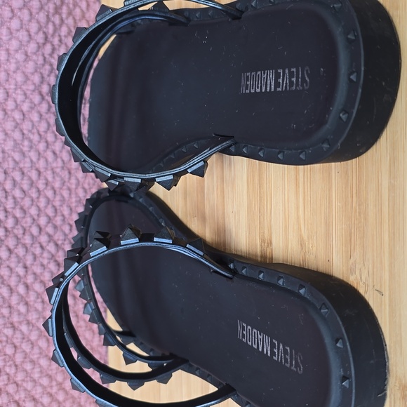 Steve Madden Skyler J Slip On Studded Slide Sandals - Picture 5 of 13